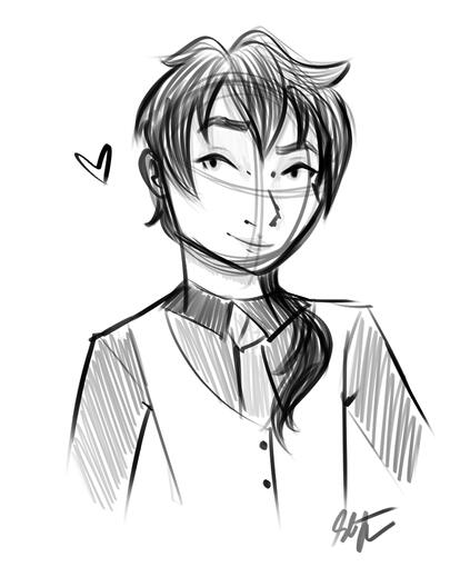 Line Art w/ basic shading